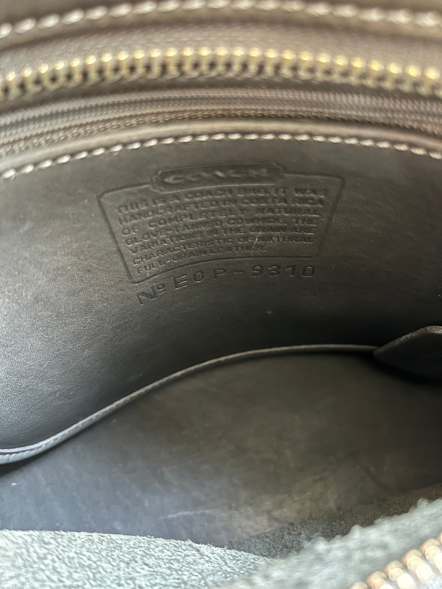 Vintage Coach Bleeker Bag