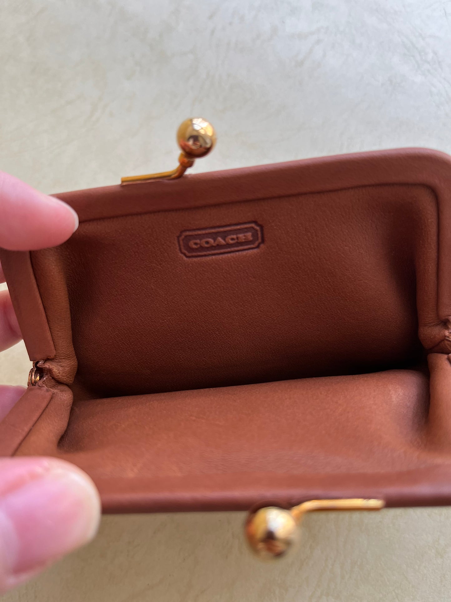 Vintage Coach Coin Case