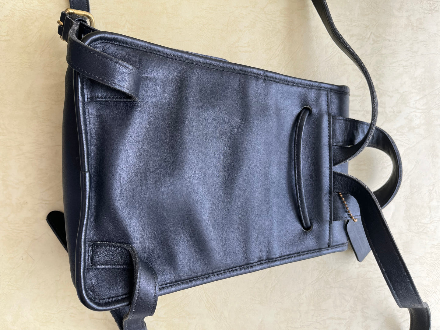 Vintage Coach Black Daypack