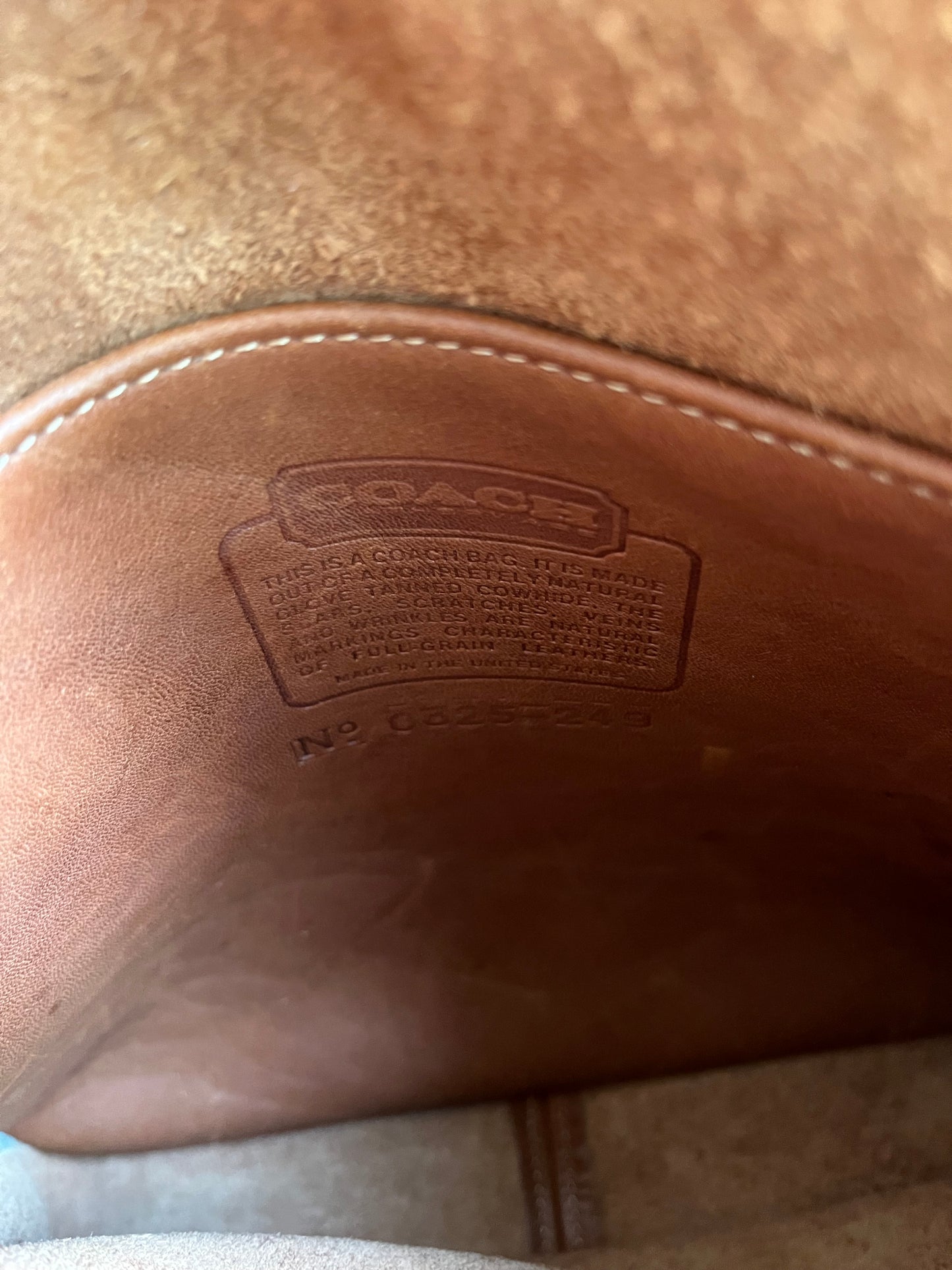 Vintage Coach Station Bag