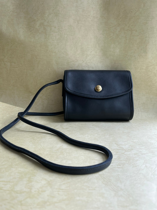 Vintage Coach Black Crossbody Bag
