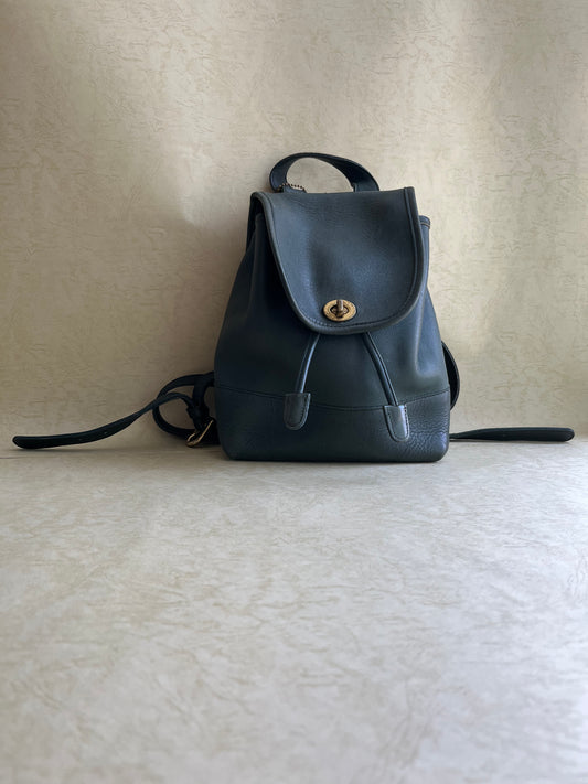 Vintage Coach Green Daypack