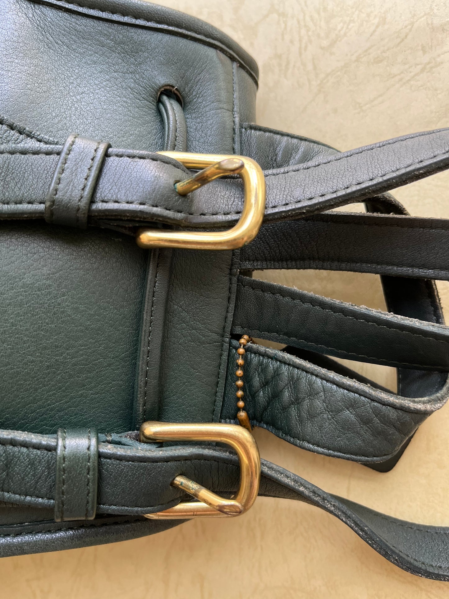 Vintage Coach Green Daypack