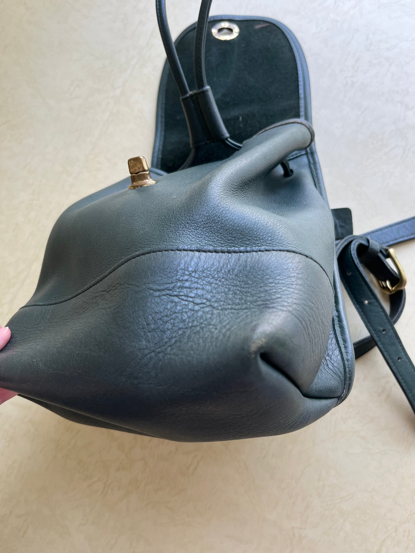 Vintage Coach Green Daypack