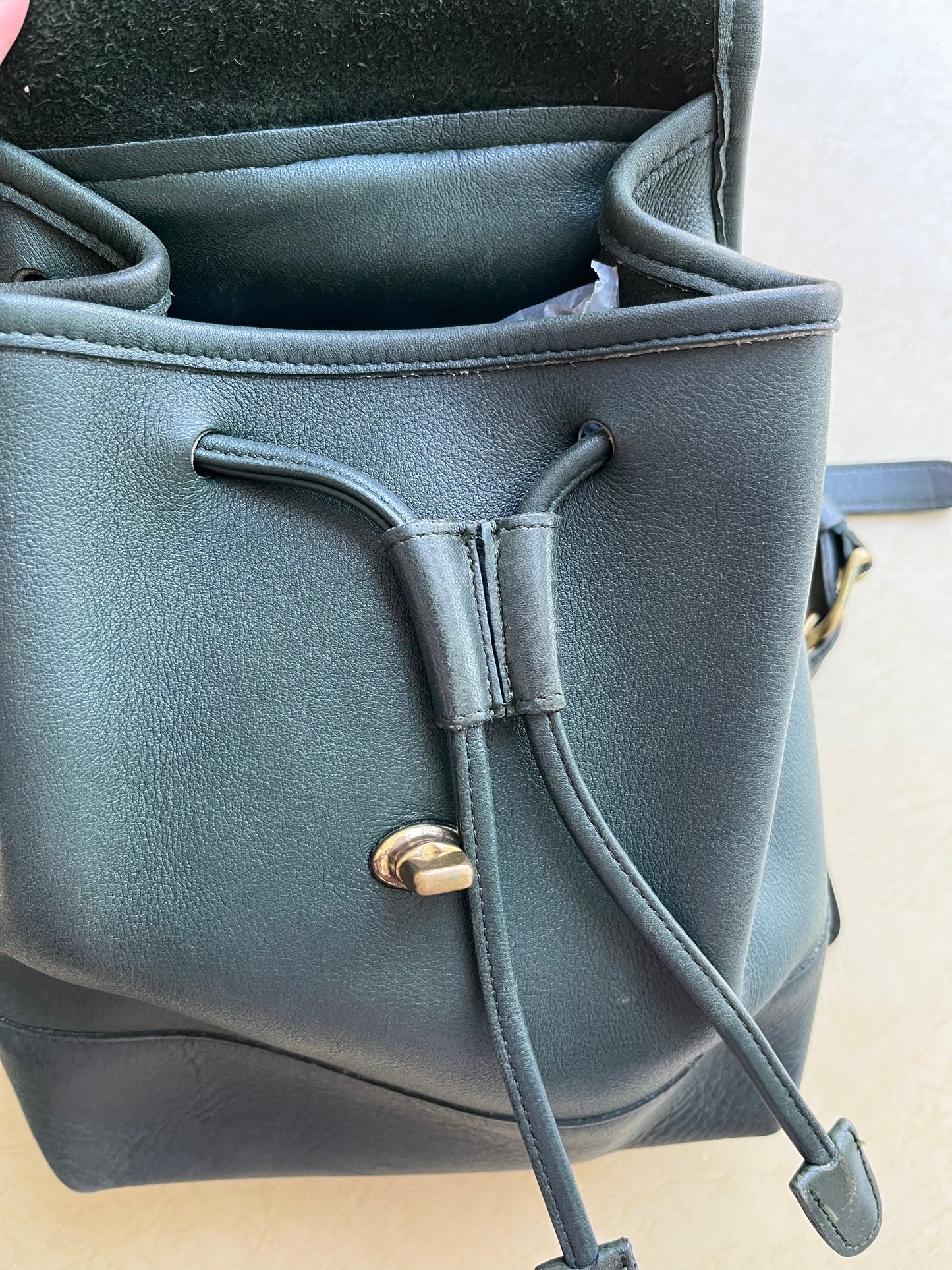 Vintage Coach Green Daypack