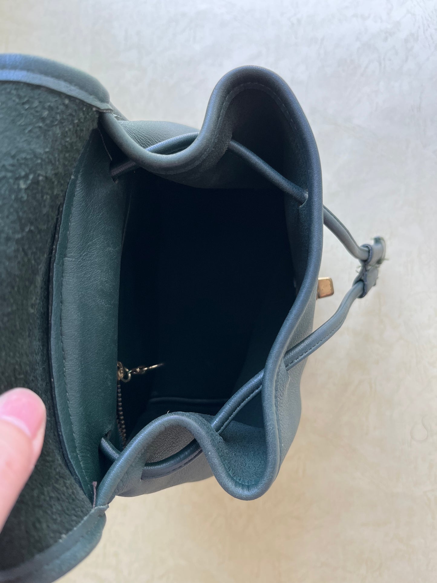 Vintage Coach Green Daypack