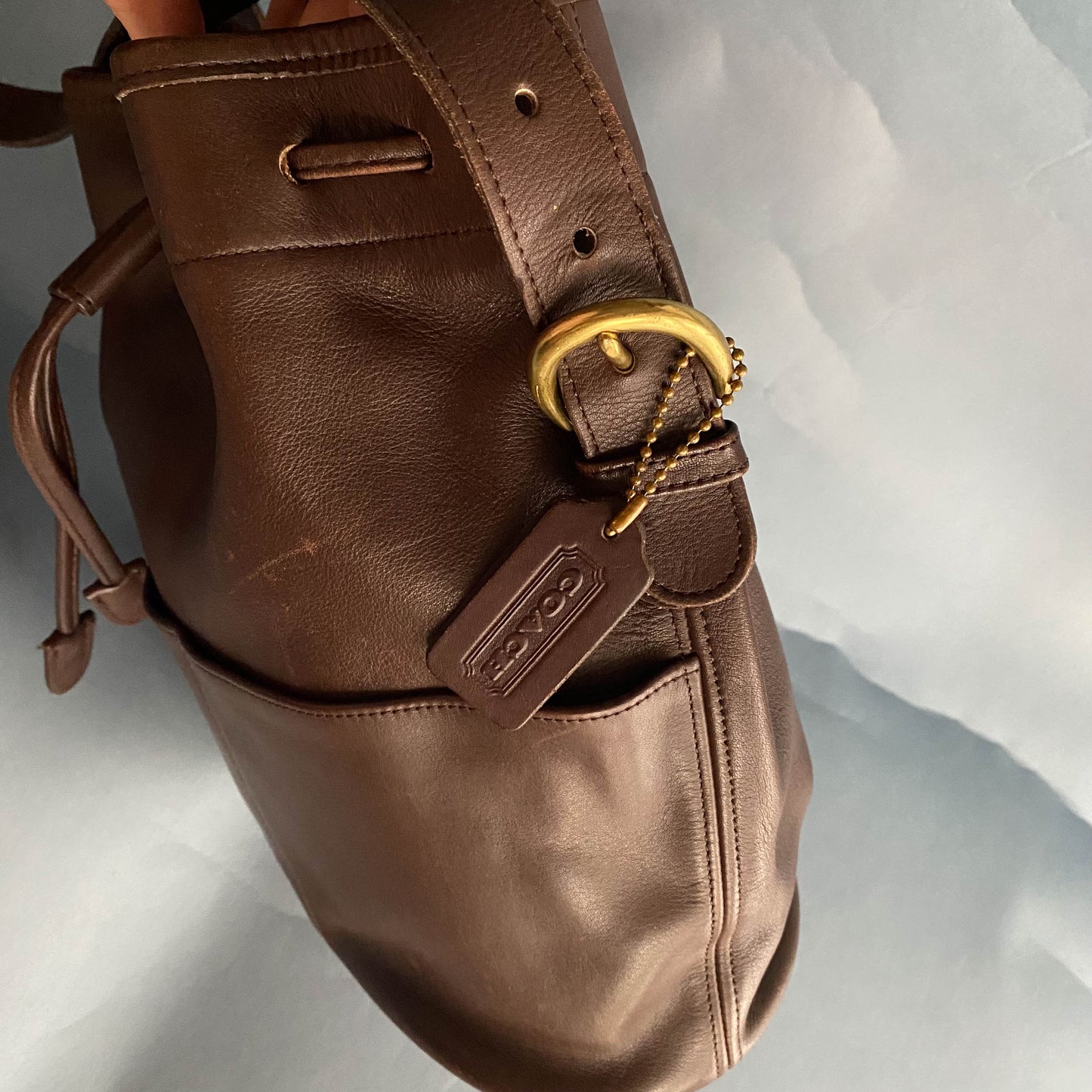 Vintage Coach Bucket Bag