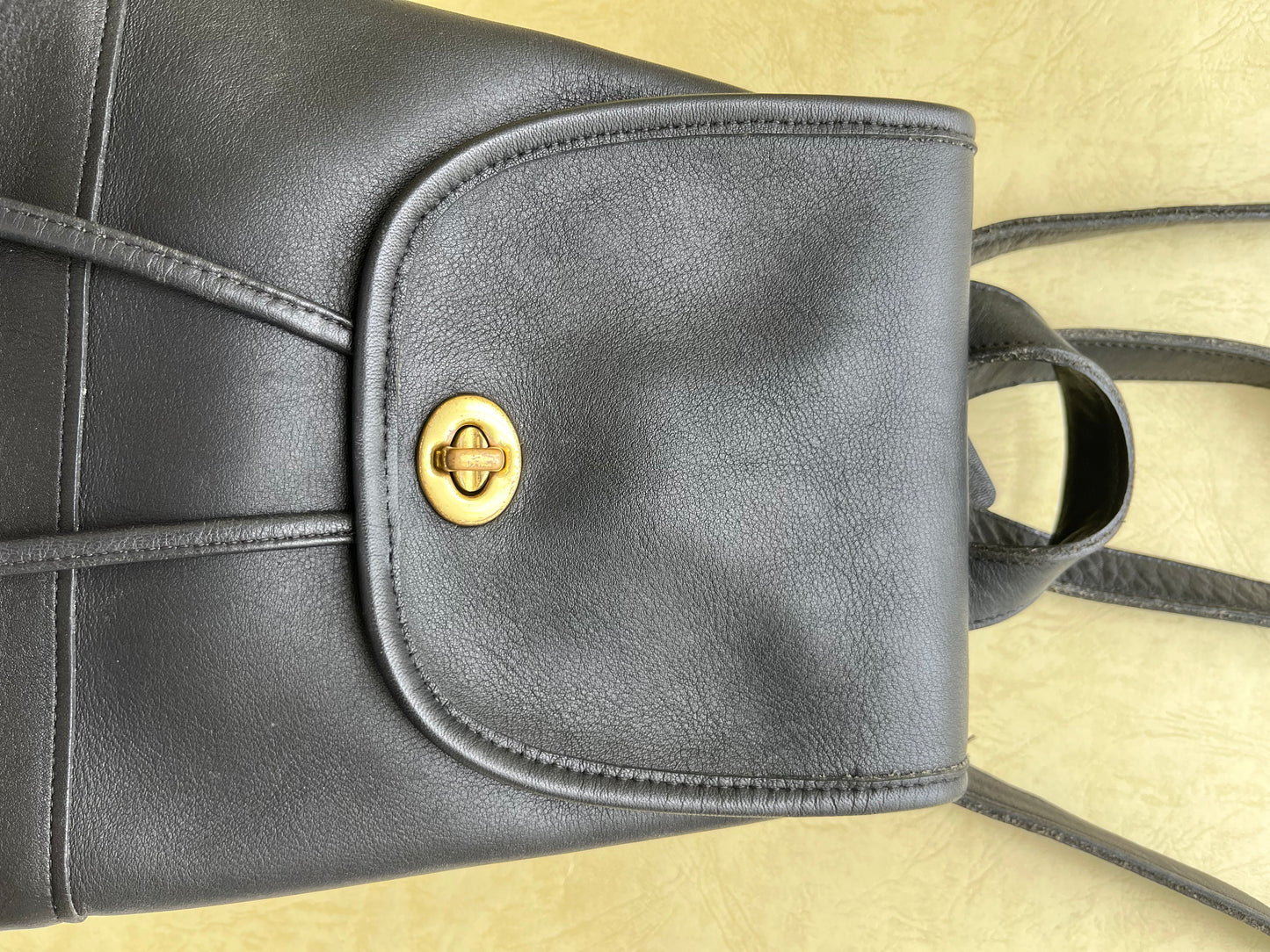 Vintage Coach Black Daypack