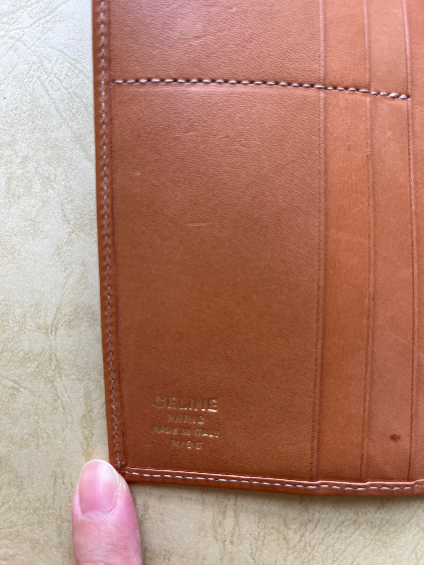 Vintage Celine Long Wallet