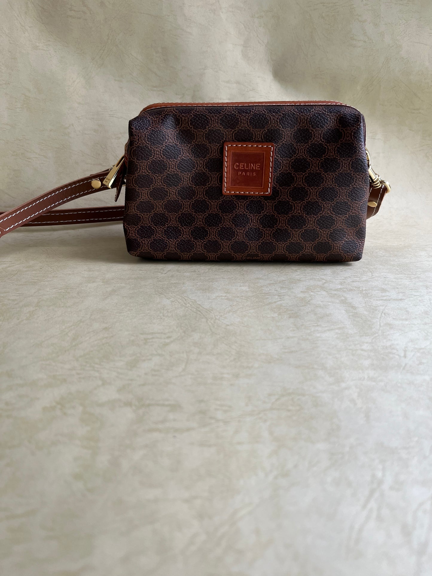 Vintage Celine Pouch, S(Brown)