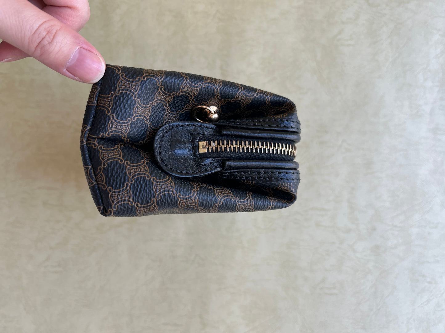 Vintage Celine Pouch Bag (Black, size:s)