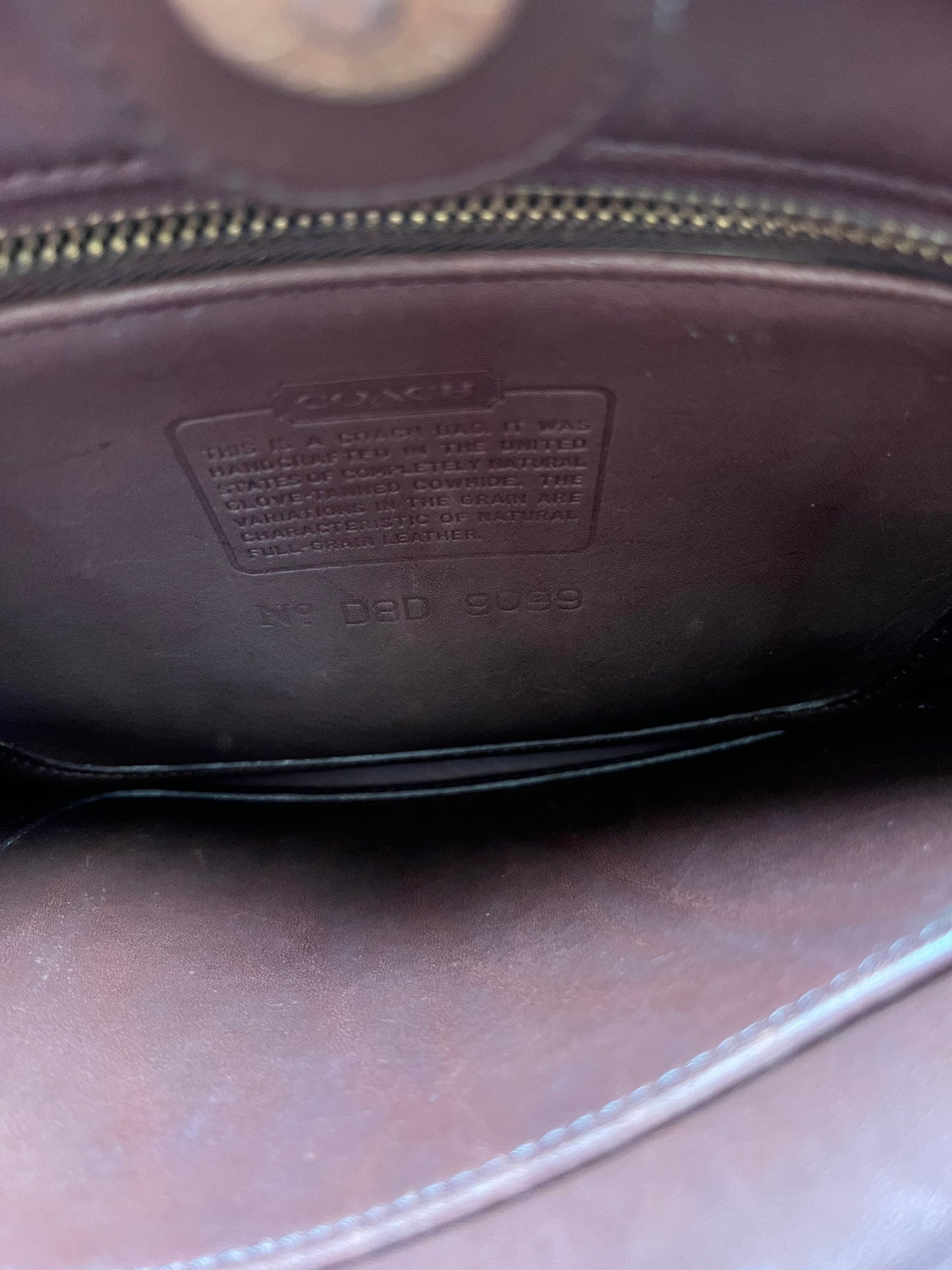 Vintage Coach Tote Bag