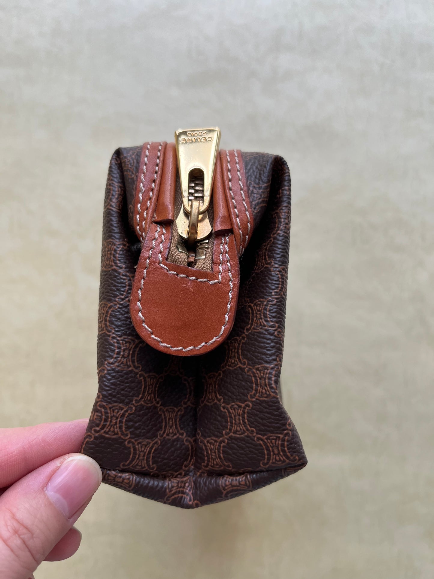 Vintage Celine Pouch, S(Brown)