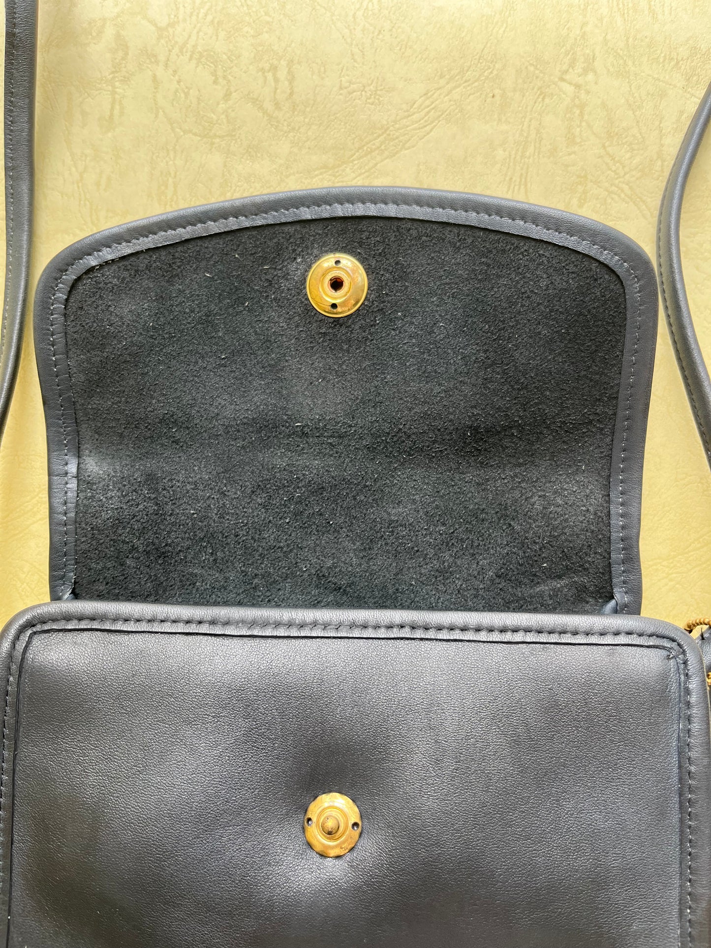 Vintage Coach Black Crossbody Bag