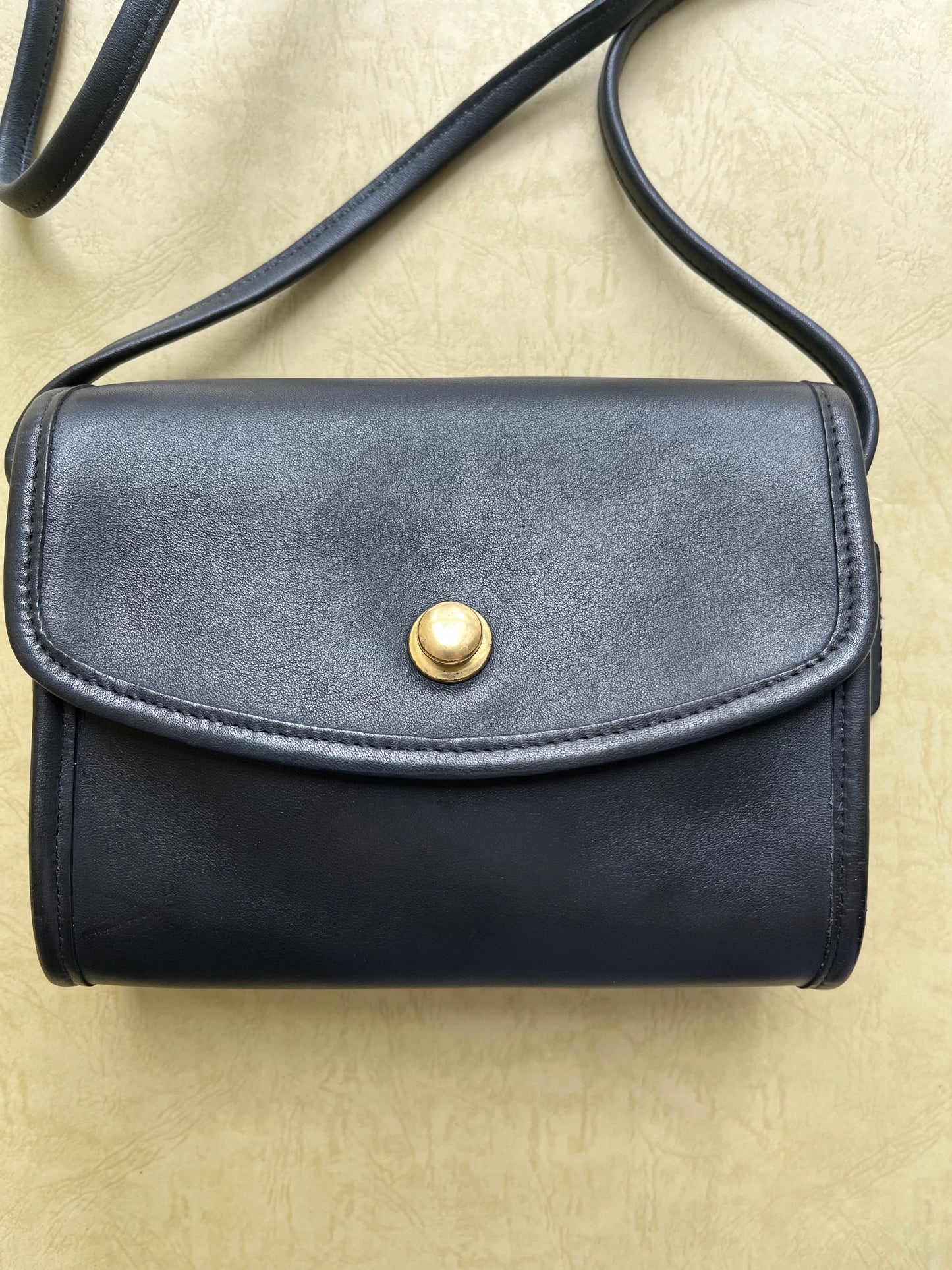 Vintage Coach Black Crossbody Bag