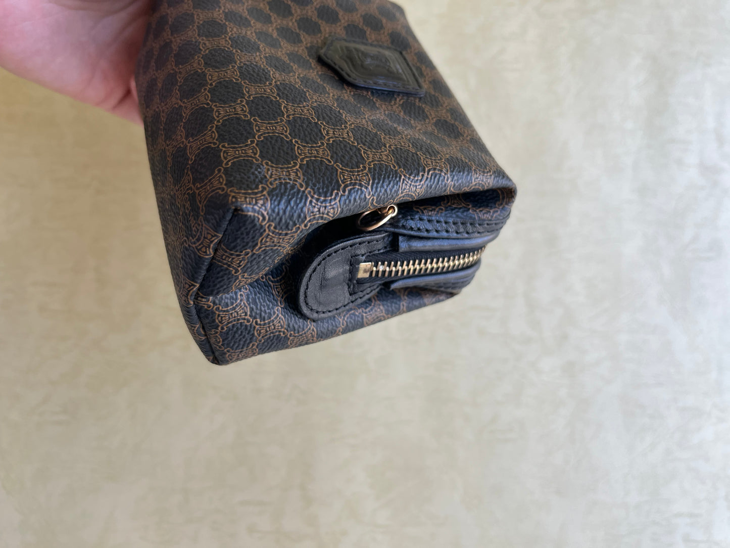 Vintage Celine Pouch Bag (Black, size:s)