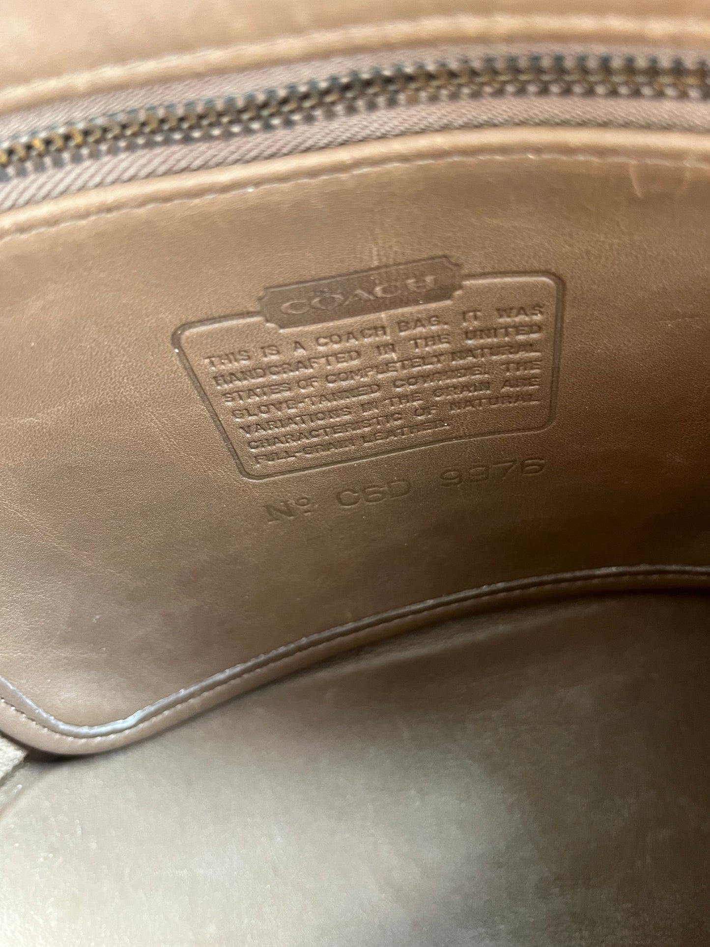 Vintage Coach Crossbody Bag