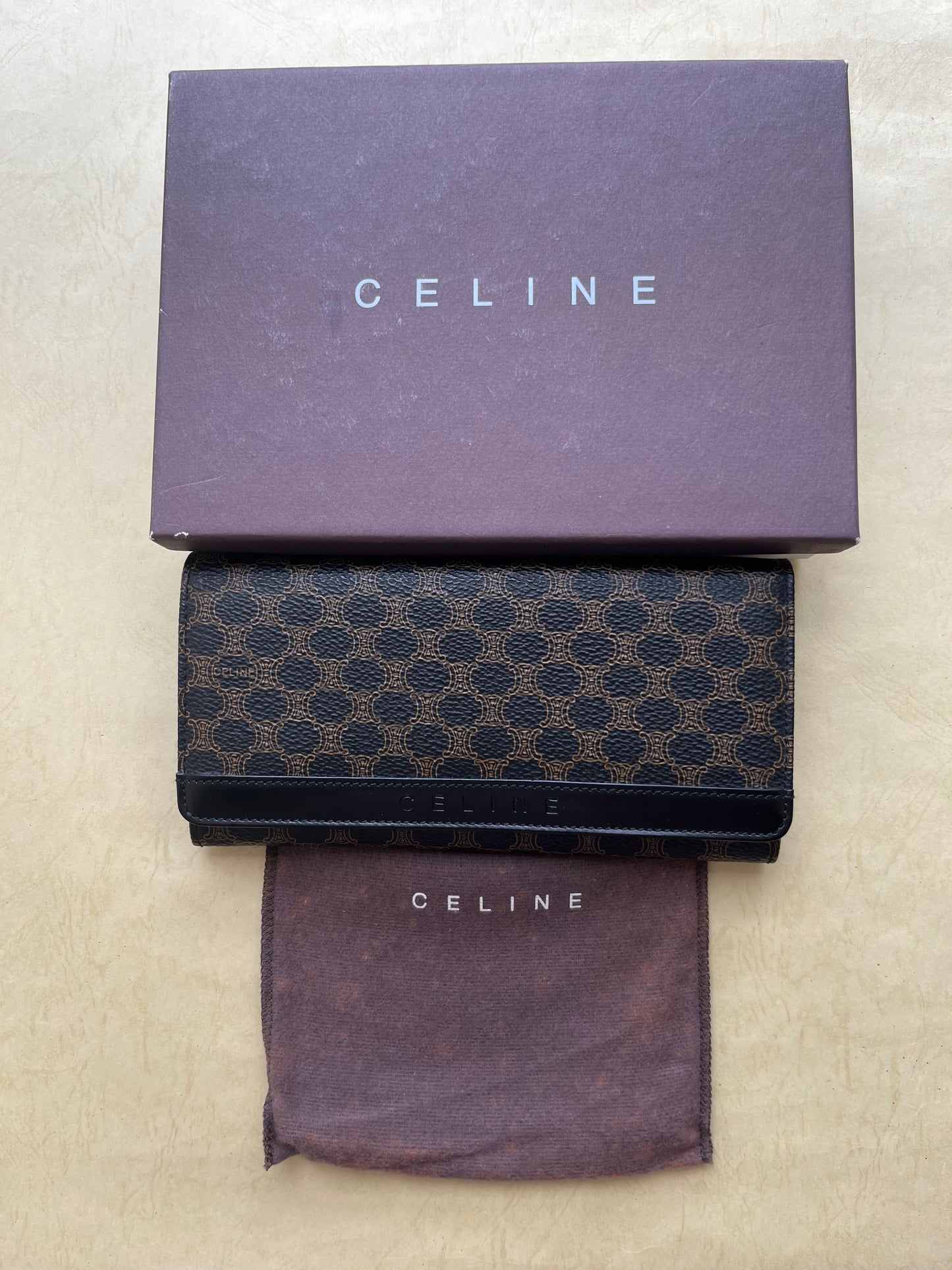 Vintage Celine Long Wallet