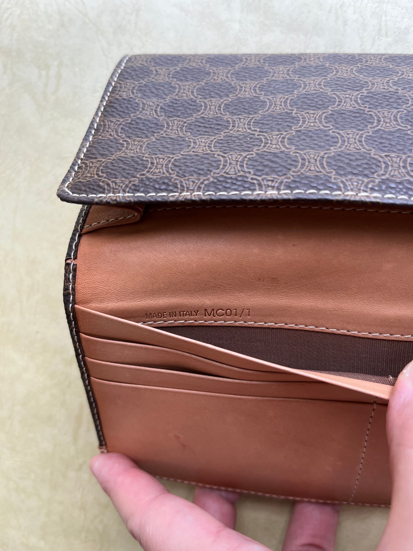 Vintage Celine Long Wallet