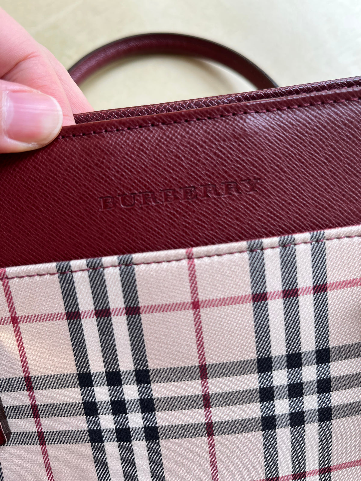Vintage Burberry Handbag