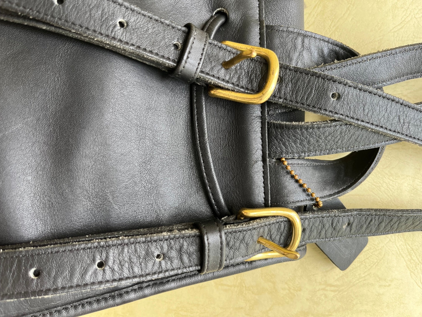 Vintage Coach Black Daypack