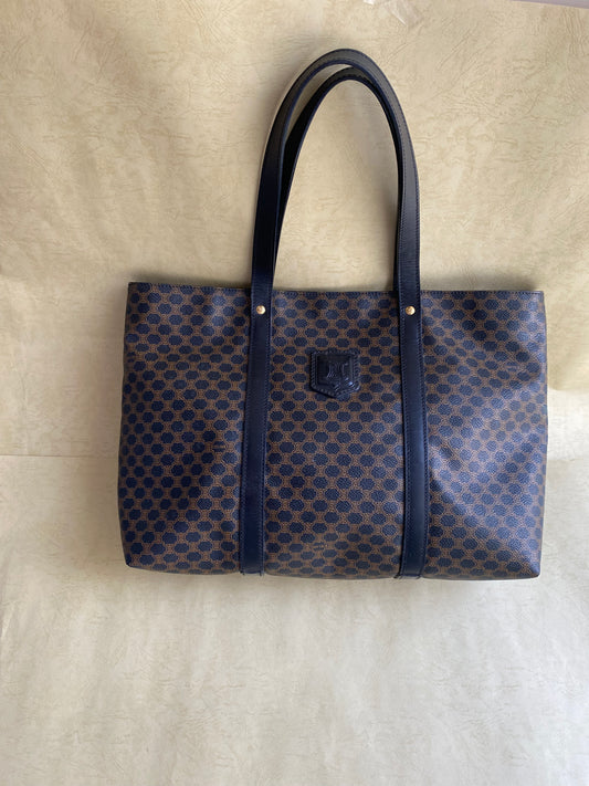 Vintage Celine Black Tote Bag