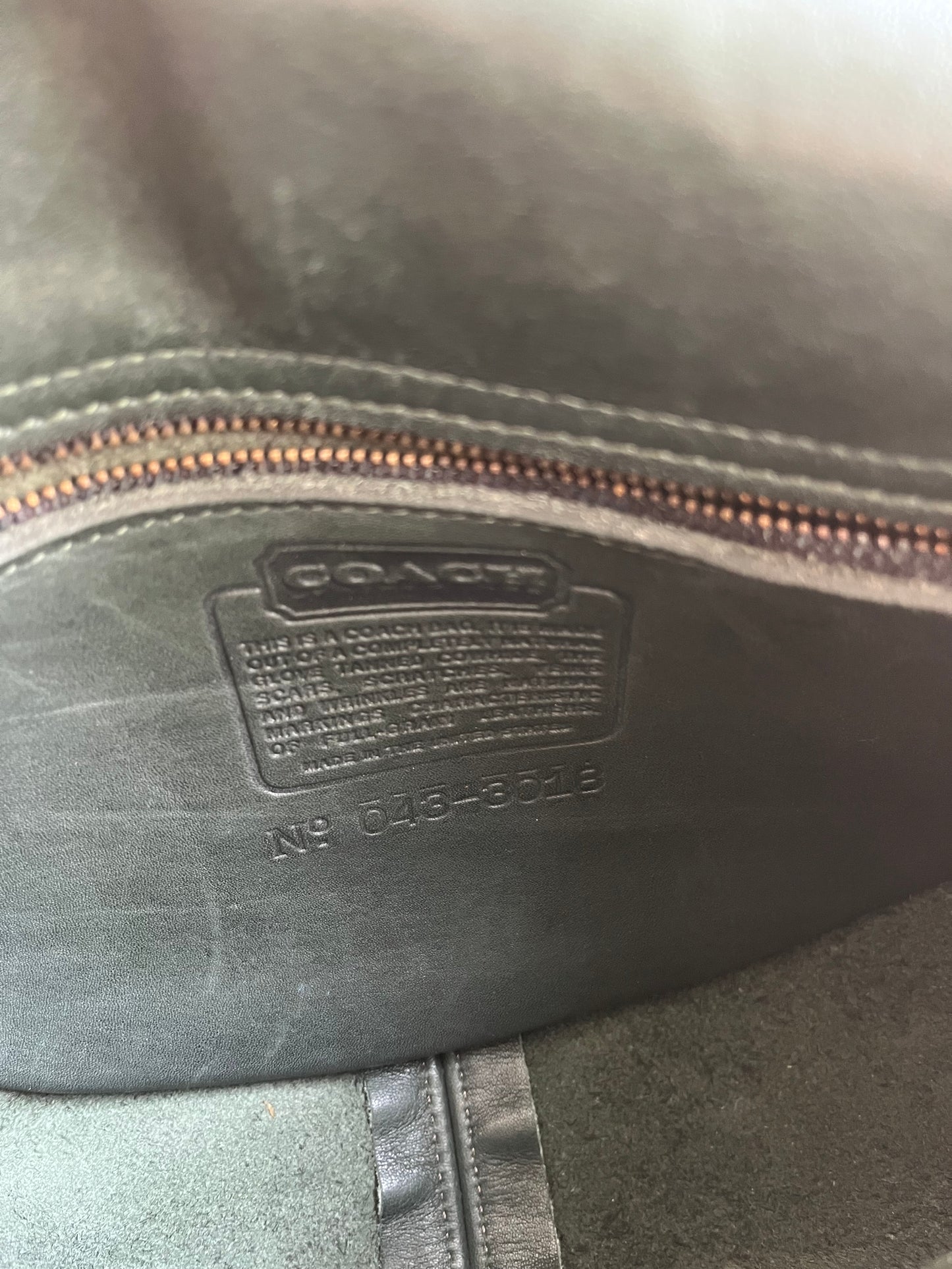 Vintage Coach Crossbody Bag