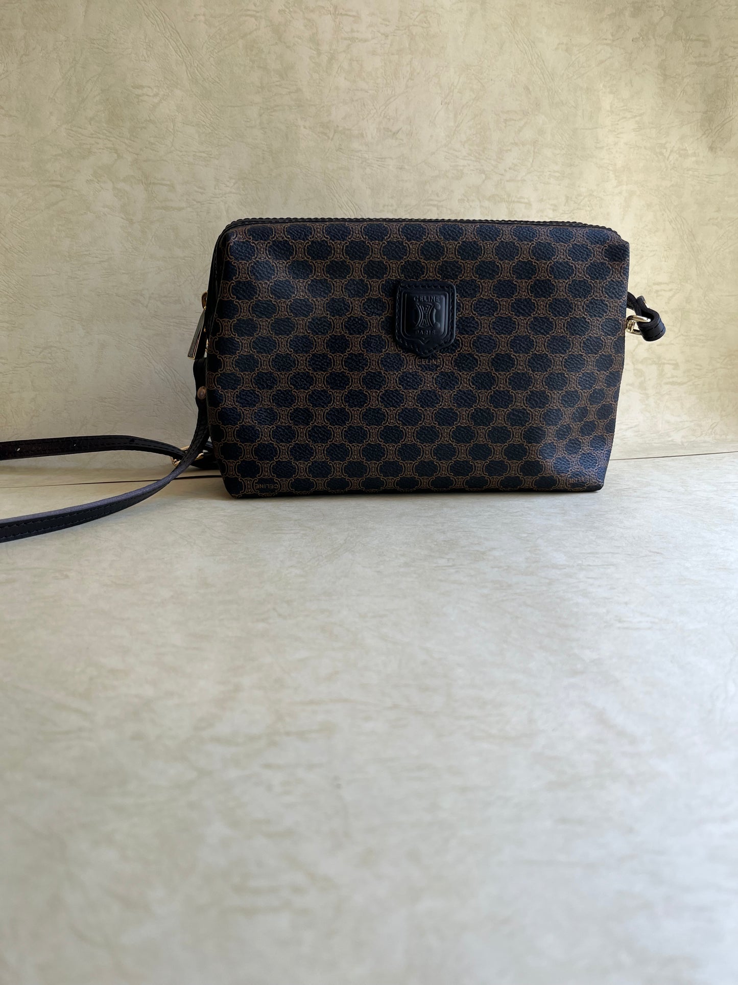Vintage Celine Pouch (black, size: M)