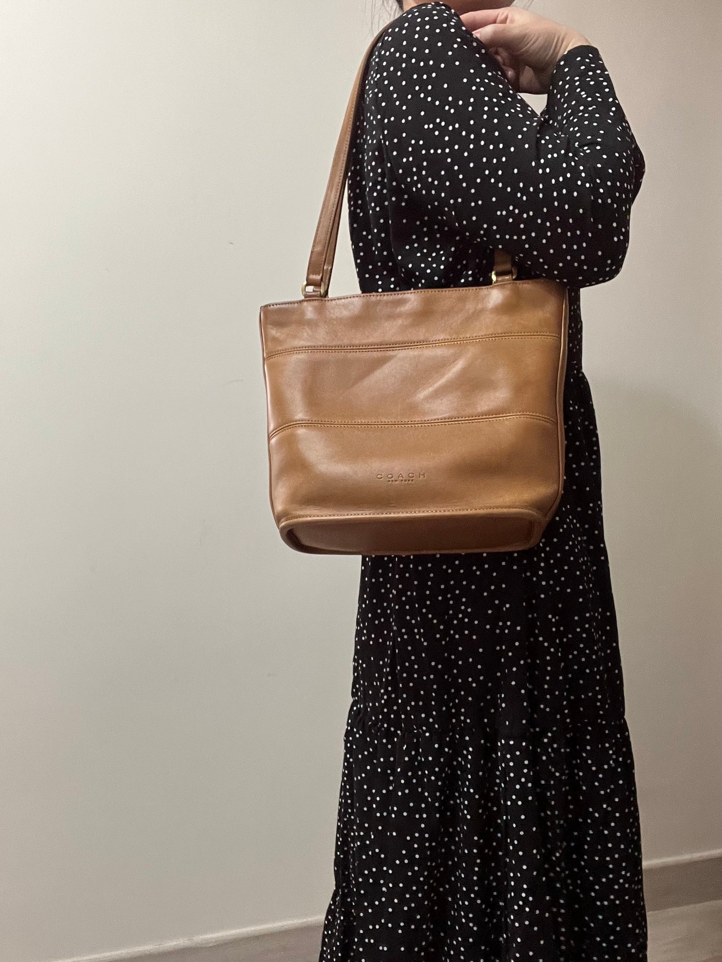 Vintage Coach Tote Bag