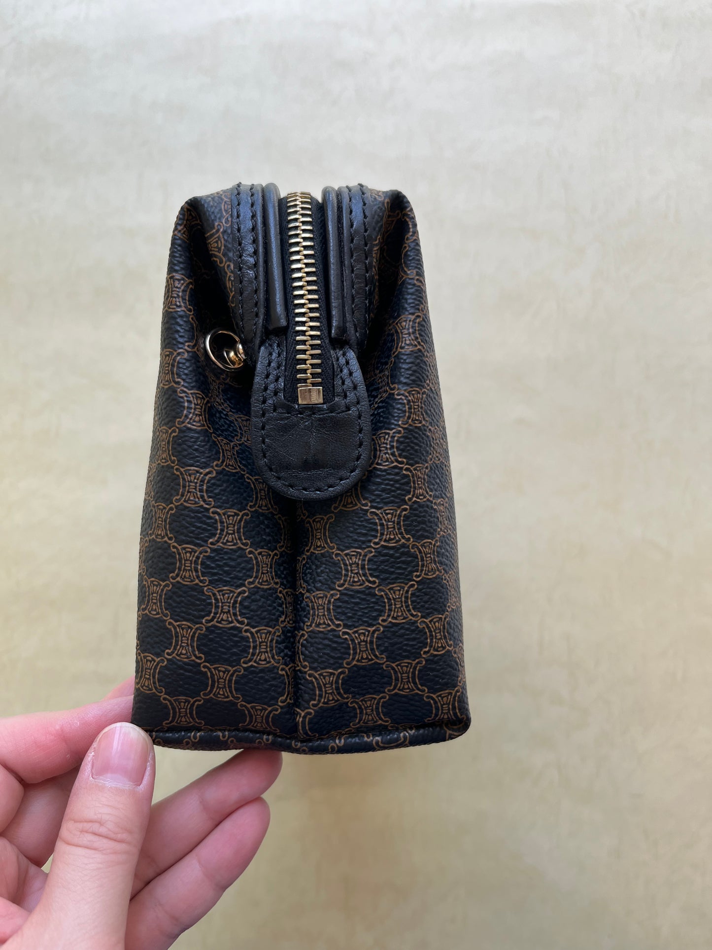 Vintage Celine Pouch (black, size: M)