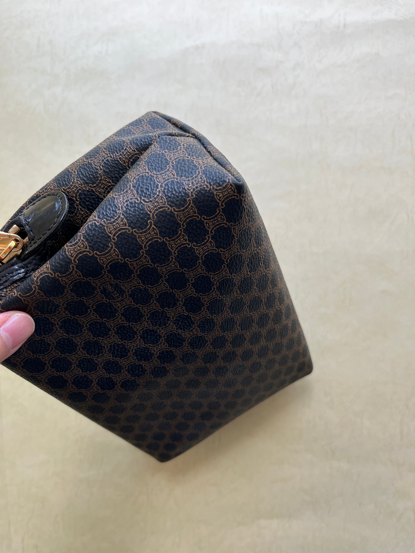 Vintage Celine Pouch (black, size: M)