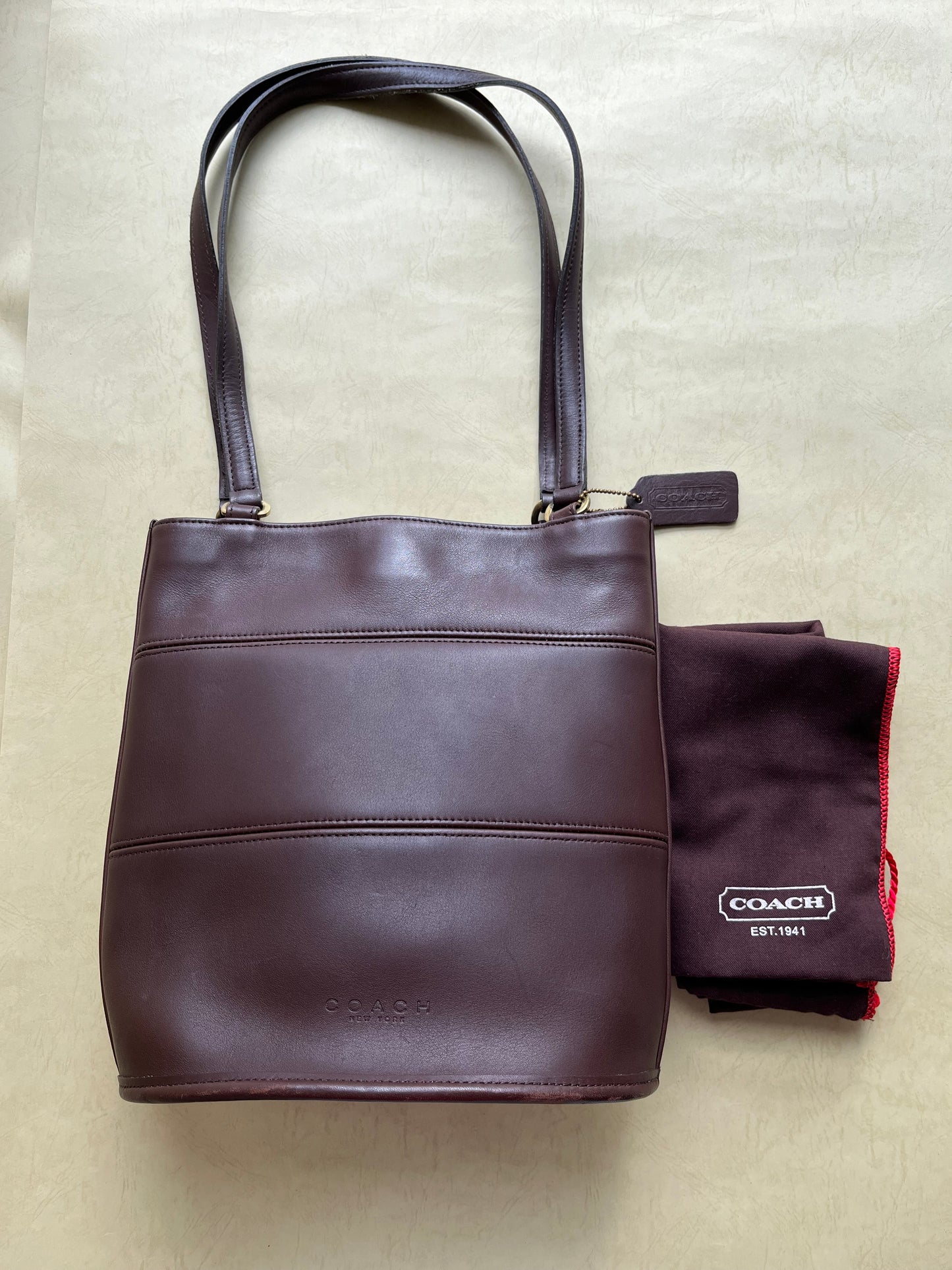 Vintage Coach Tote Bag