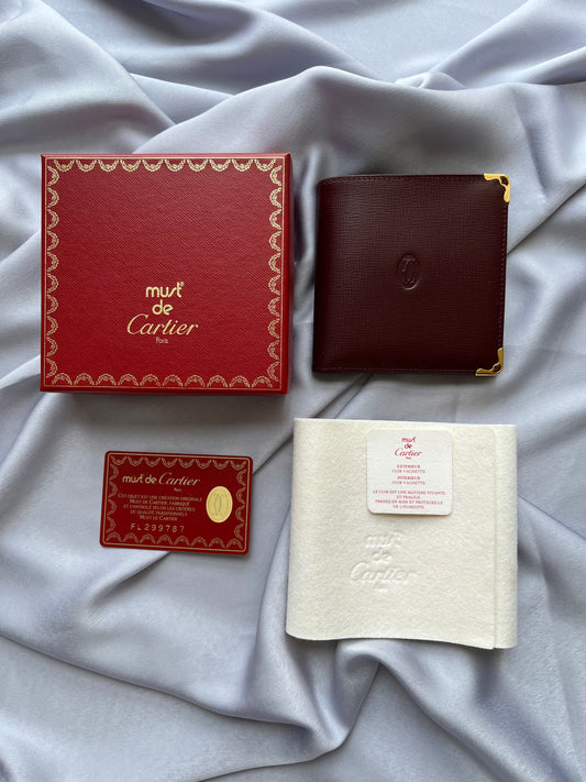 Vintage Cartier Short Wallet