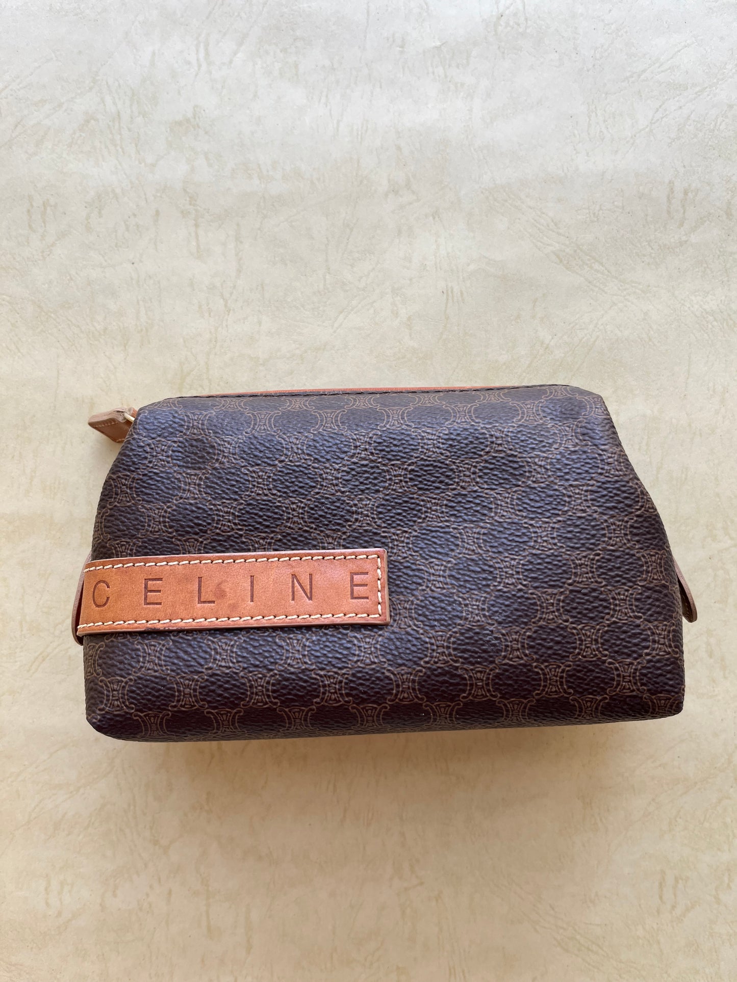 Vintage Celine Pouch, S(Brown)
