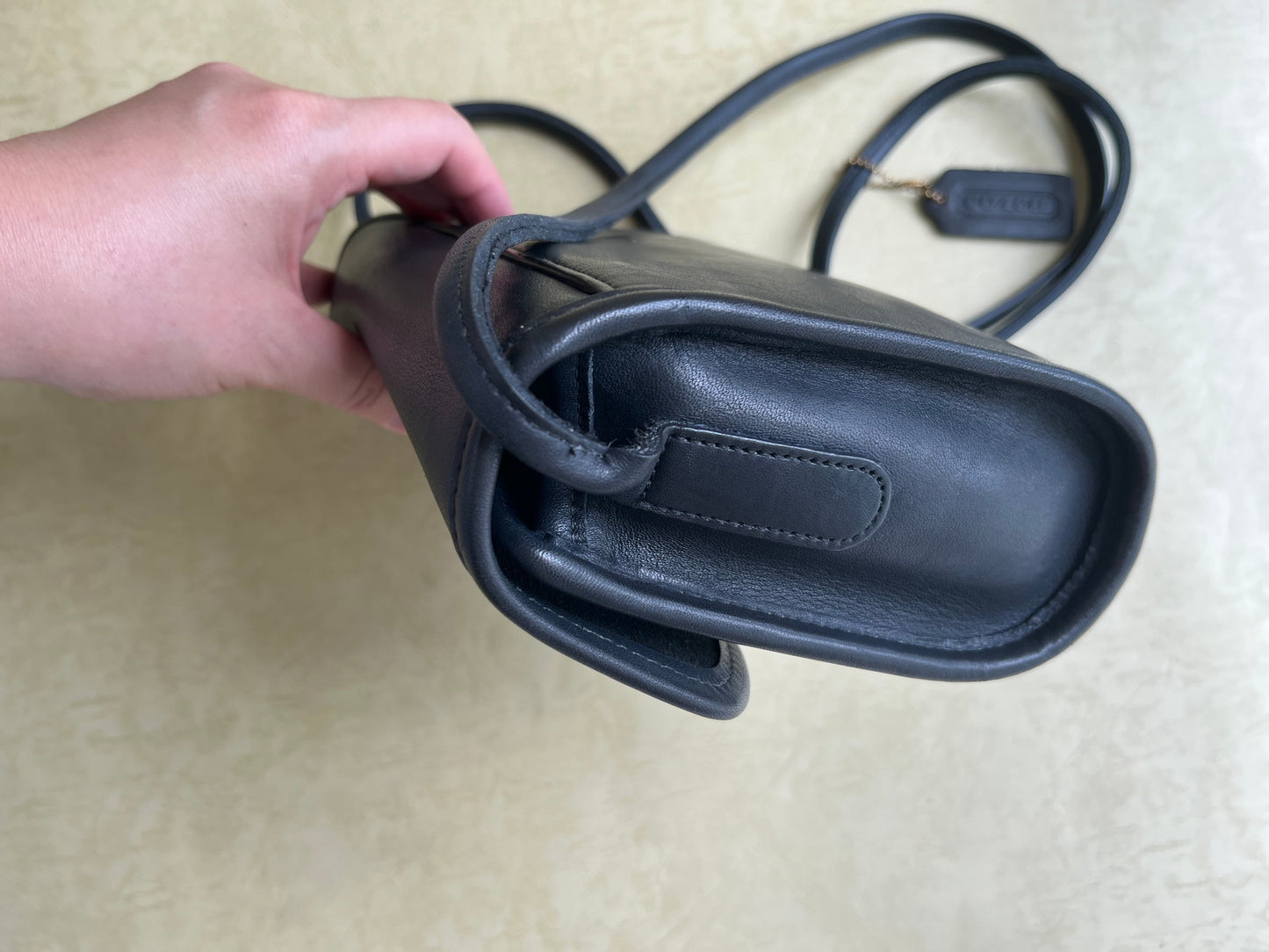 Vintage Coach Black Crossbody Bag