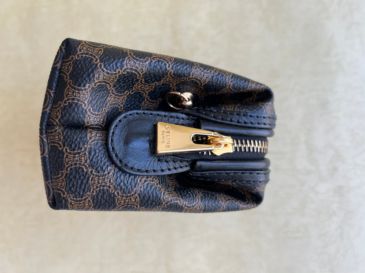 Vintage Celine Pouch Bag (Black, size:s)