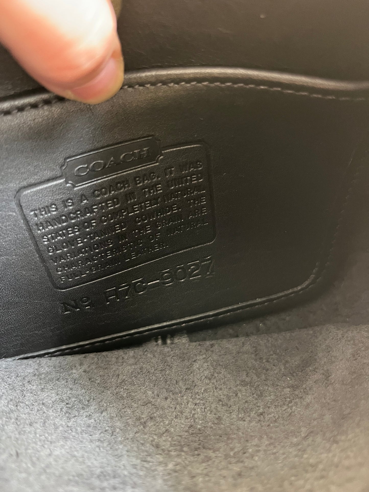 Vintage Coach Mini Ergo Shoulder Bag