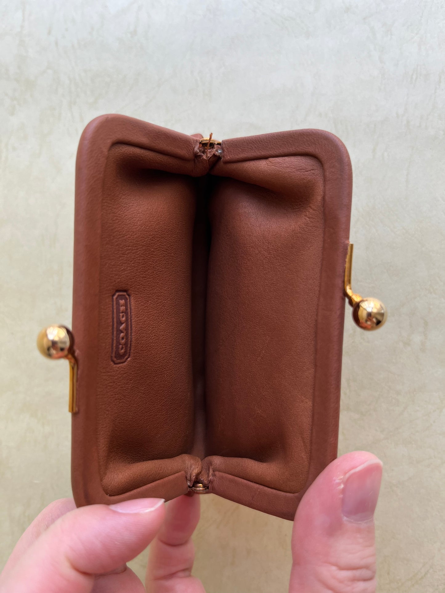 Vintage Coach Coin Case