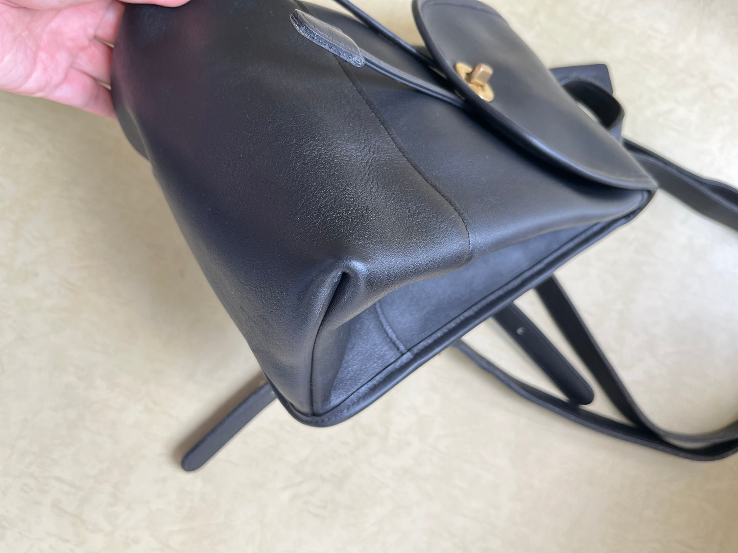 Vintage Coach Black Daypack