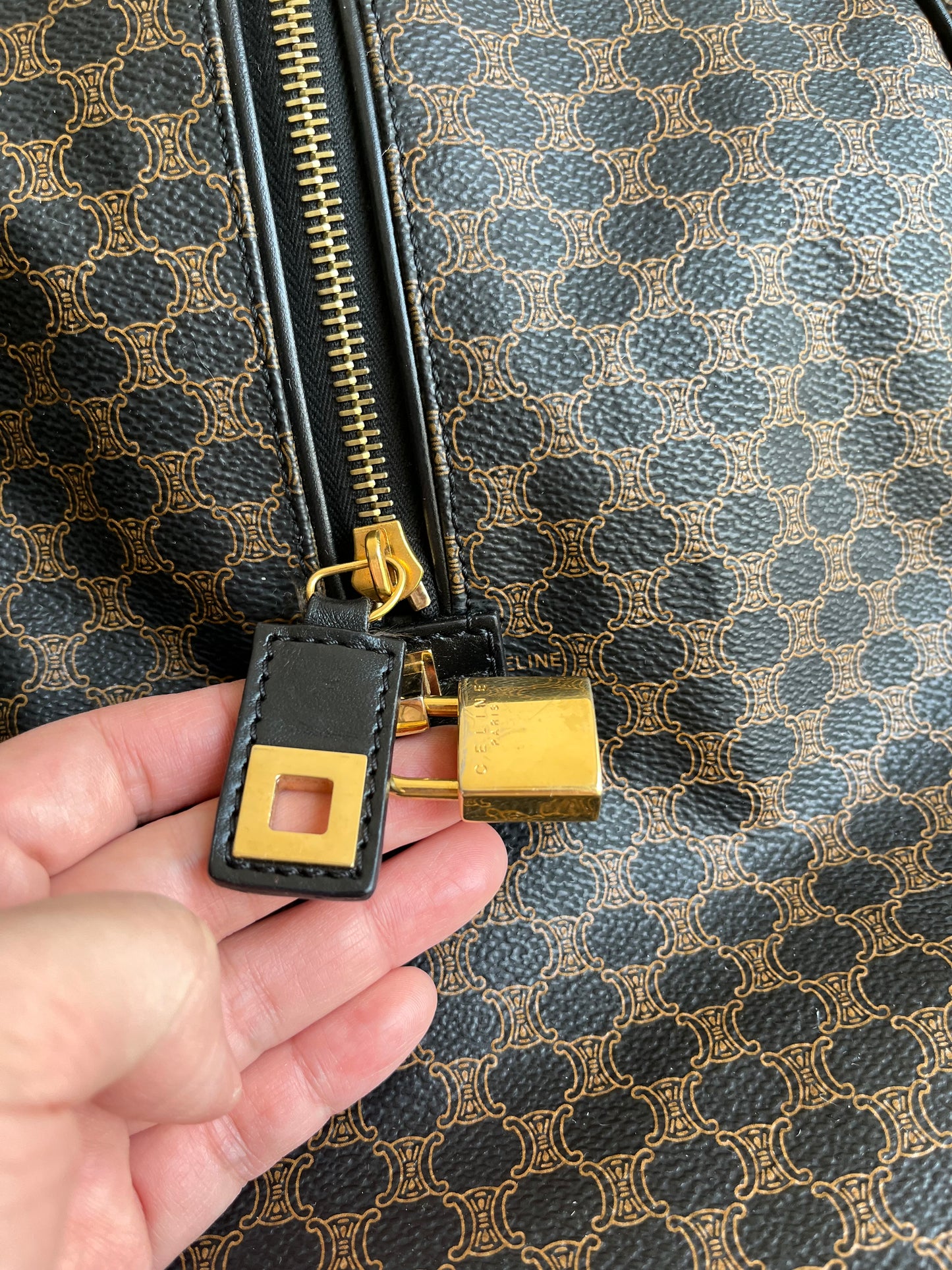 Vintage Celine Luggage Bag