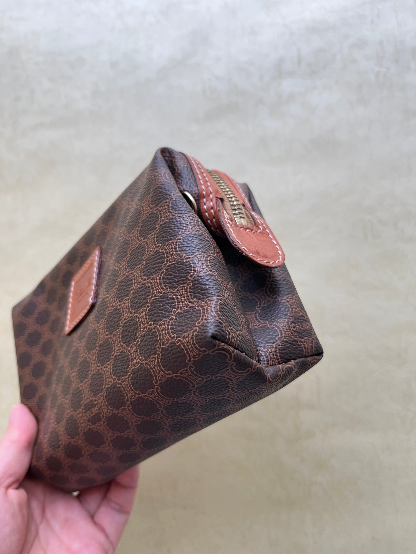 Vintage Celine Pouch, S(Brown)