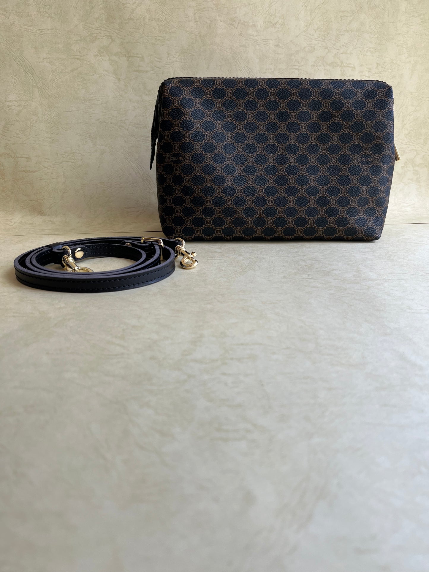 Vintage Celine Pouch (black, size: M)