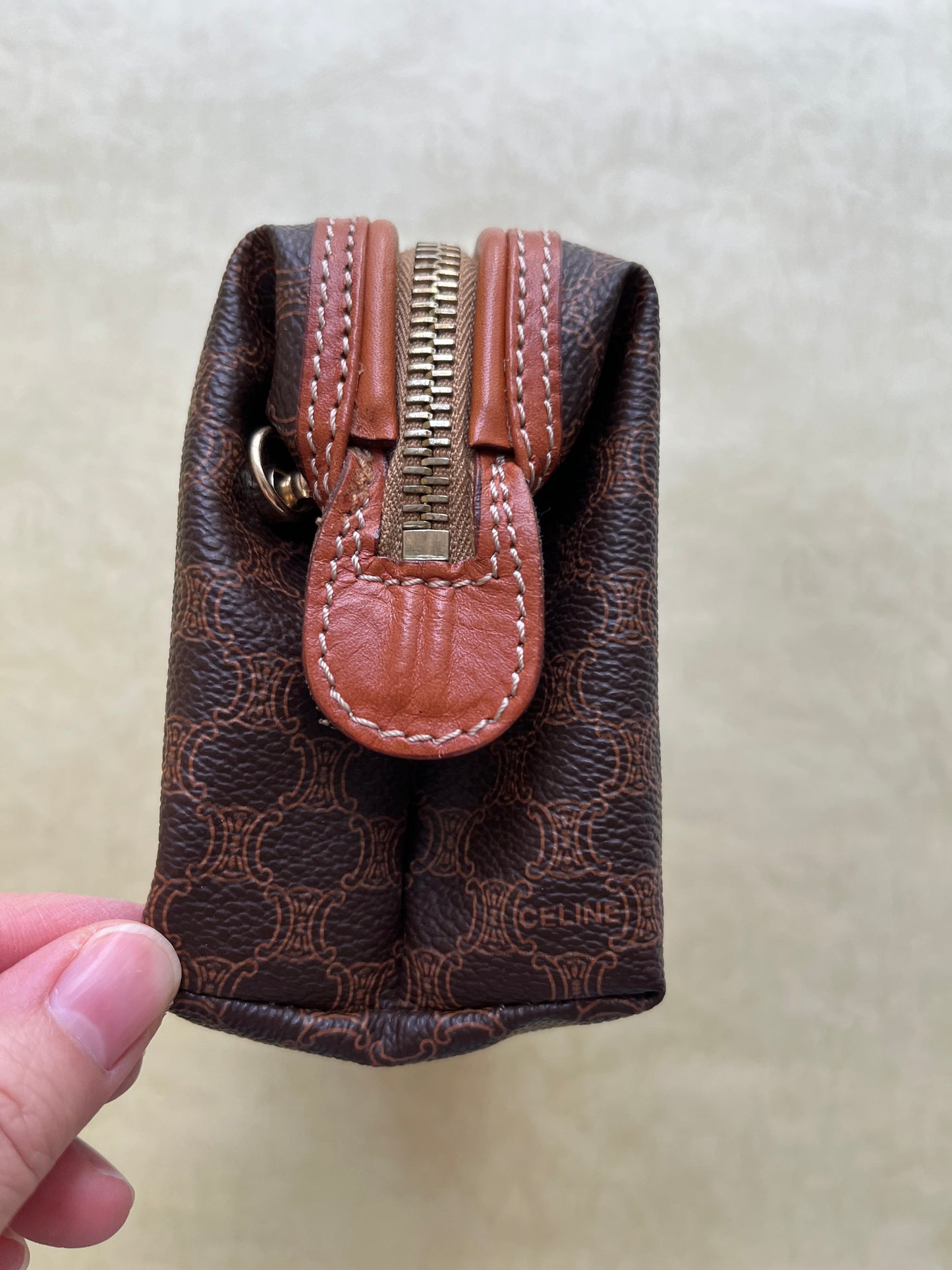 Vintage Celine Pouch, S(Brown)