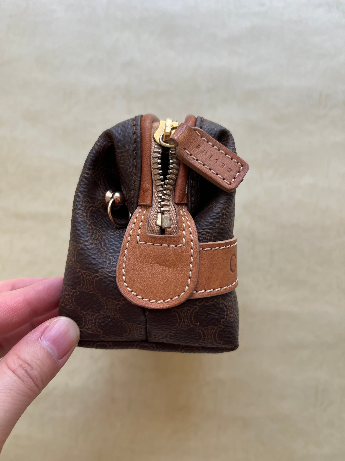 Vintage Celine Pouch, S(Brown)
