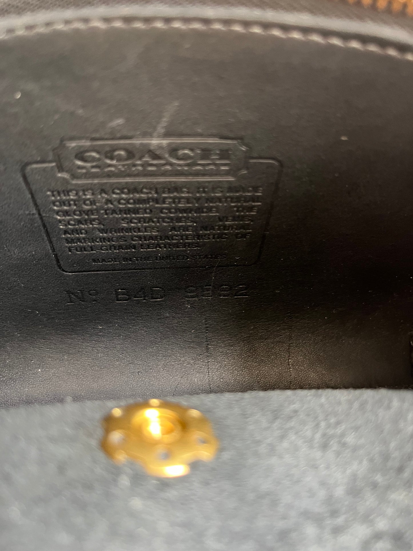 Vintage Coach Black Crossbody Bag