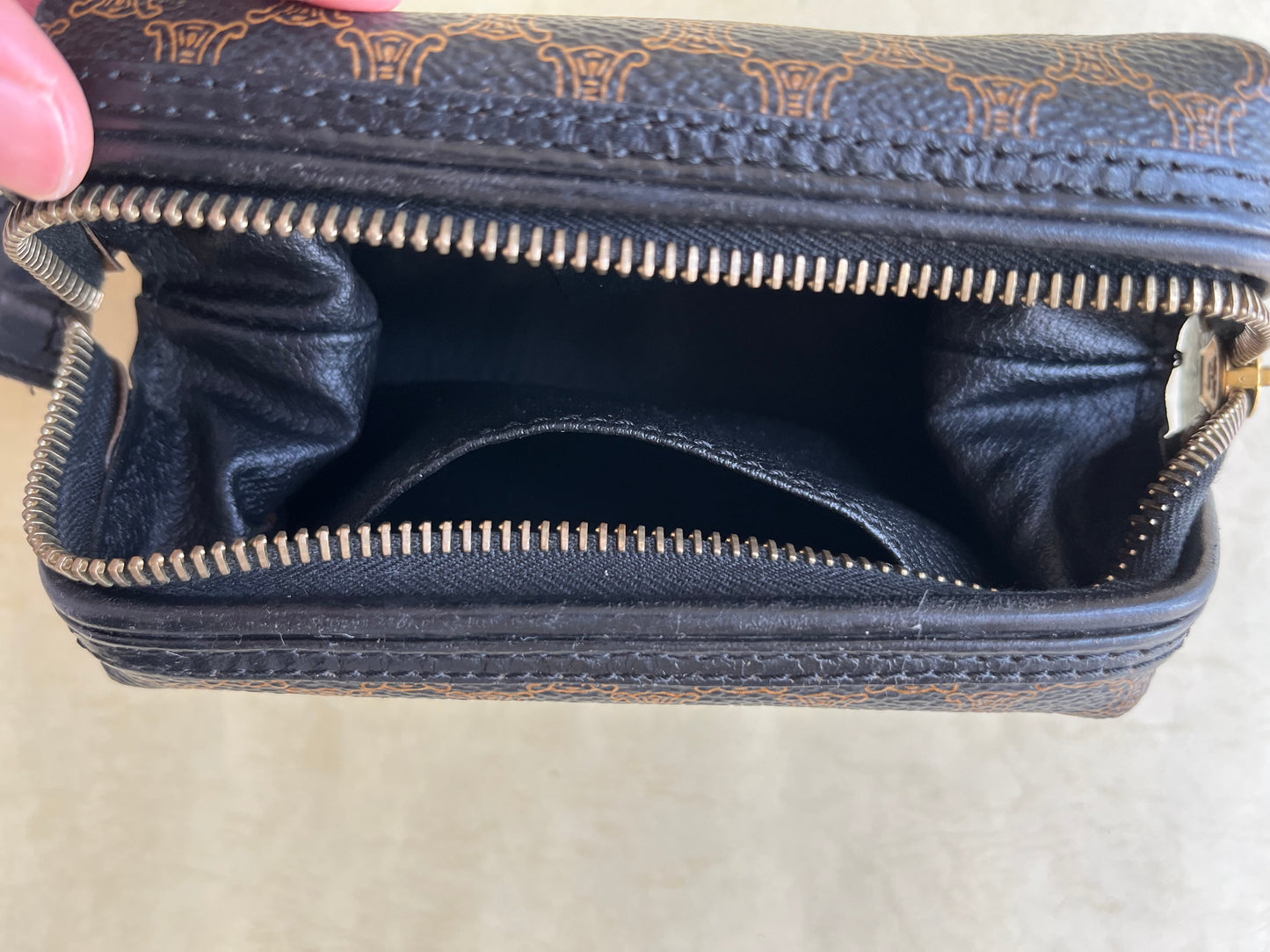 Vintage Celine Pouch(Blk, size:s)