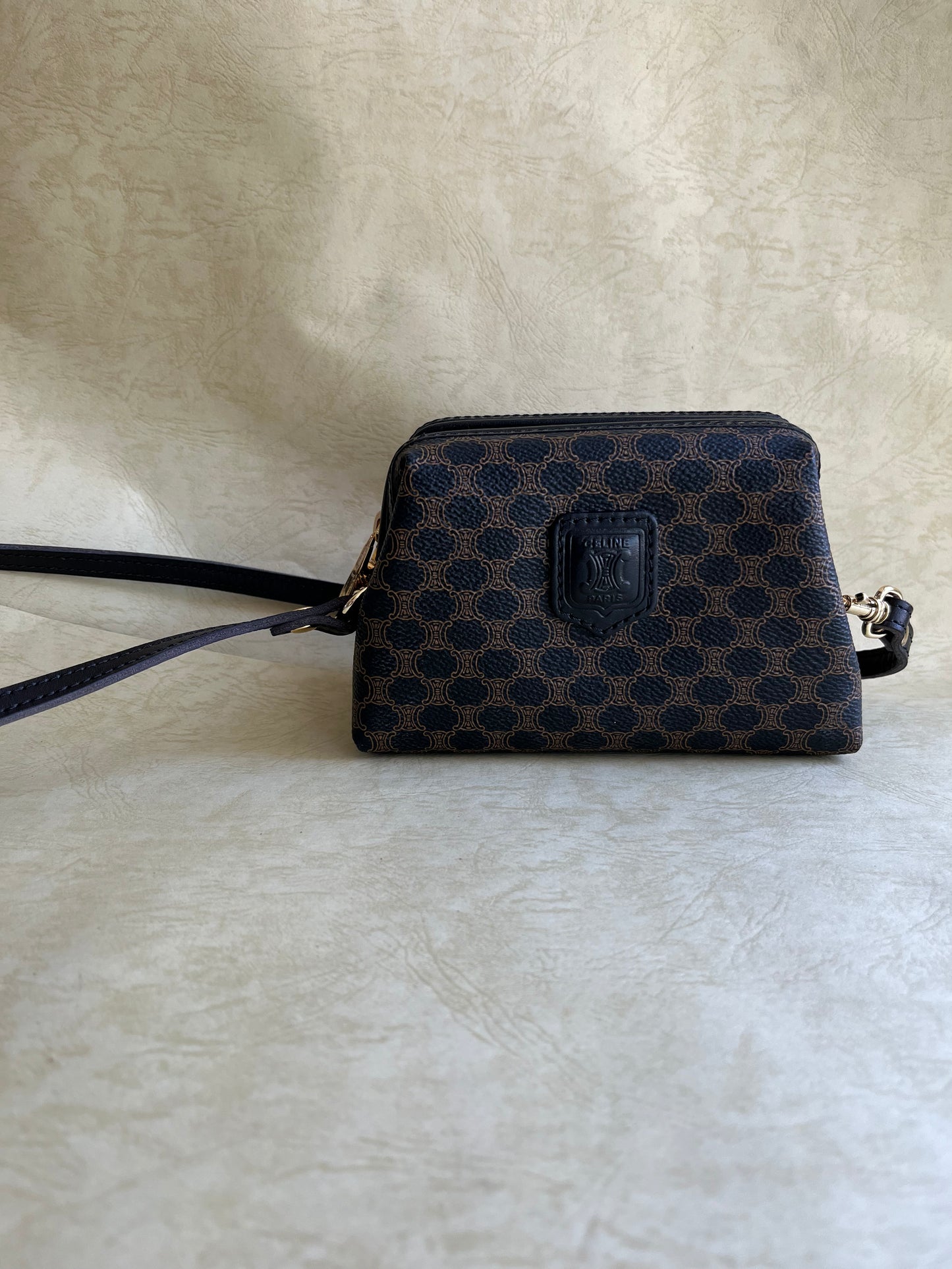 Vintage Celine Pouch Bag (Black, size:s)