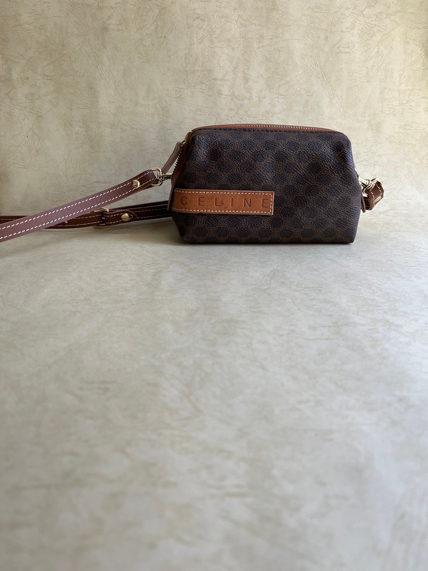 Vintage Celine Pouch, S(Brown)