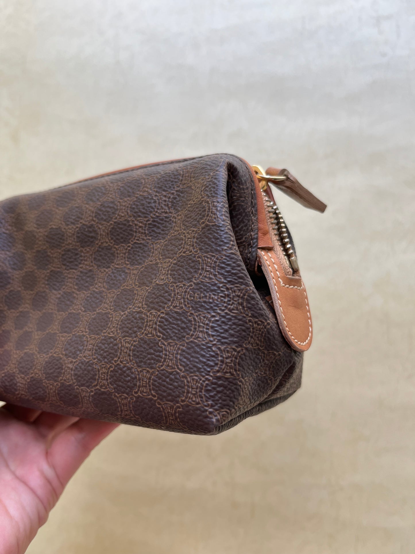 Vintage Celine Pouch, S(Brown)