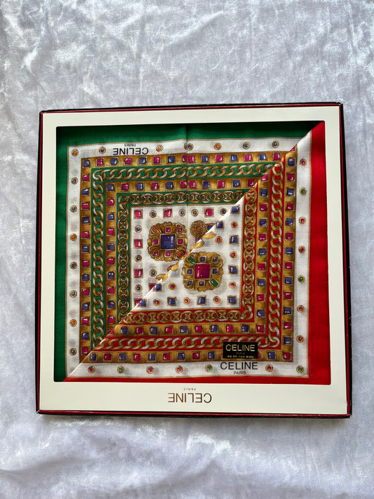 Vintage Celine Handkerchief